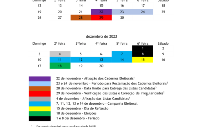 Calendário Eleitoral- Eleições AAUBI 2024